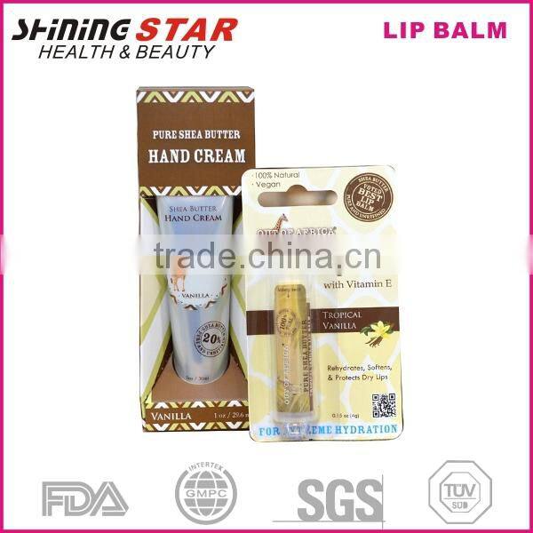 Promotional Gift private label round lip balm 8g