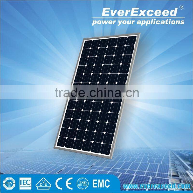 Everexceed poly 100W solar panel raw material with grade A cells