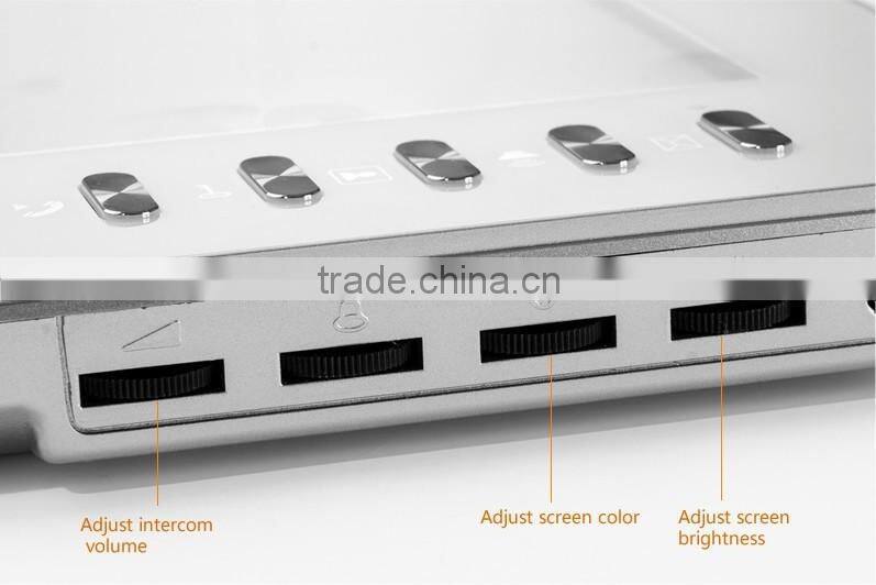 LCD monitor Speakerphone intercom Color Video Door Phone doorbell access Control System IR doorphone