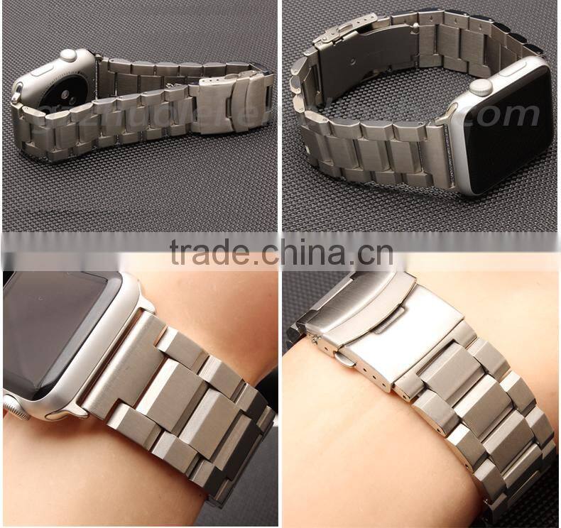 alibaba wholesaler stainless steel bracelet band for Apple Watch with low price