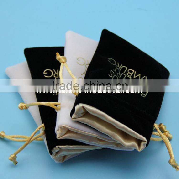 Soft microfiber shoe bag,soft cloth shoe bags/soft cloth drawstring bag