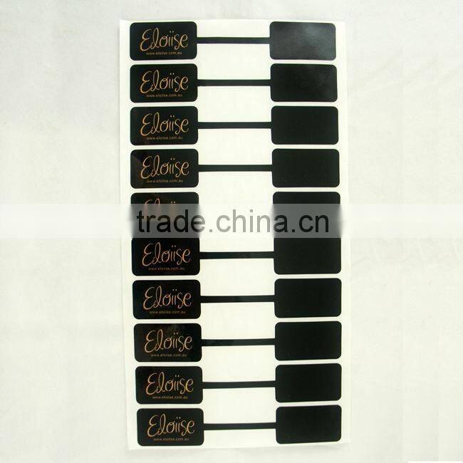 Custom black fasson sticker