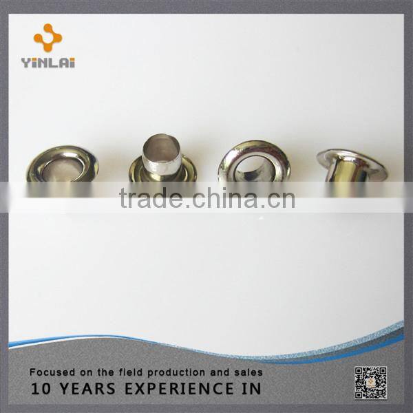 Nickel shoe eyelets for shoes