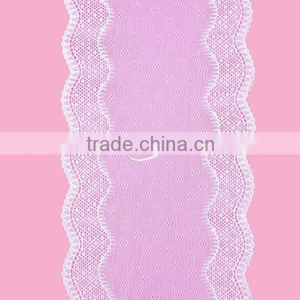 Factory Direct Sales Dyeable Woven Decorative Nylon Lace Trim