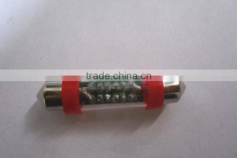 FESTOON 6 LED red automobile bulbs Auto Lighting System LED light LED lamp