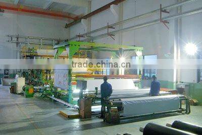 800g PVC flex banner hot laminated & coated white/black/white PVC material
