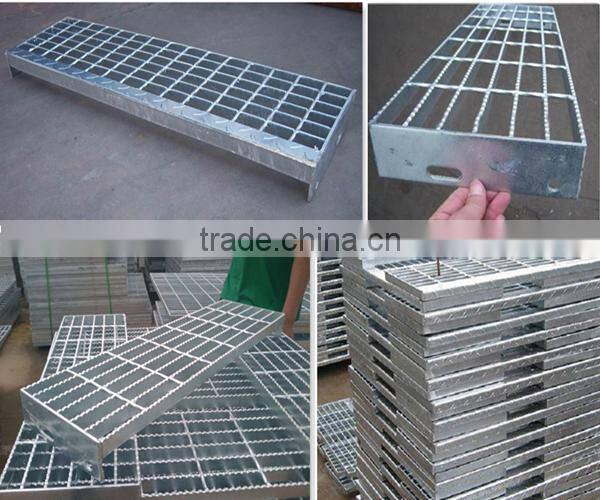 ISO9001-2008 Galvanized stair treads steel grating (accept customization )