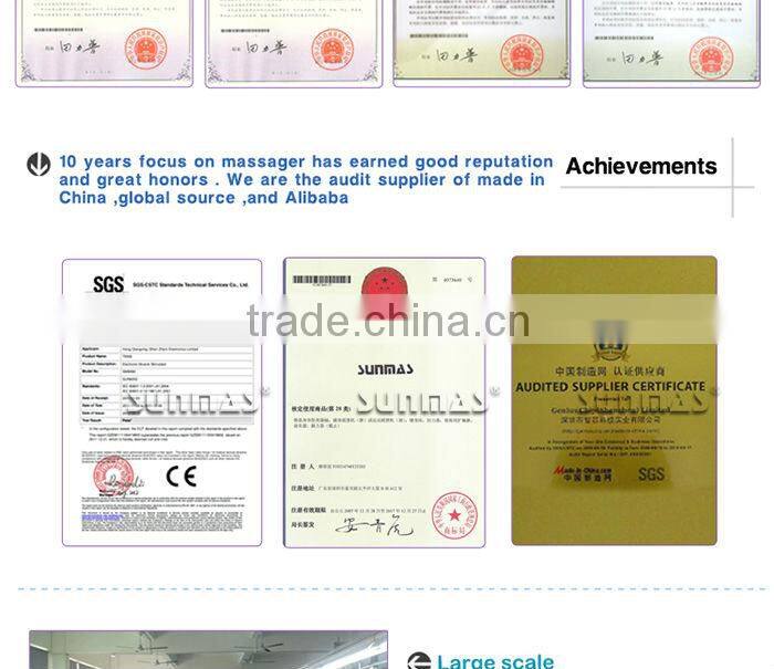 gel pads with fabrics Sticky electrode gel rubber facial massager with light designs SM9095