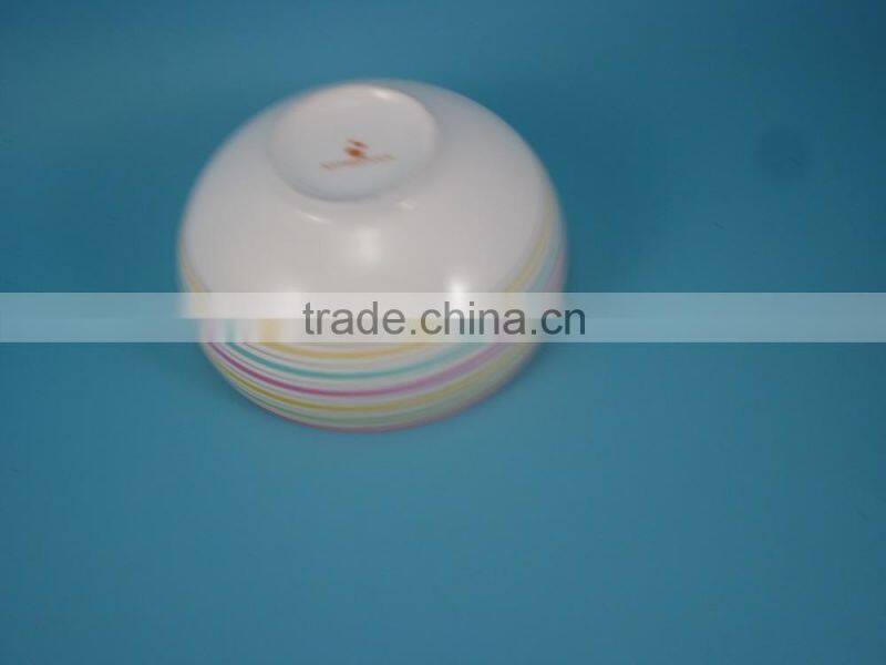YF15095 fine porcelain bowl with decal print