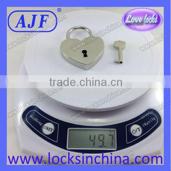 AJF decorative heart padlocks for valentines day promotional items