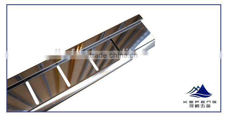 supporting on slatwall bracket Metal plate channel strut KF-A015