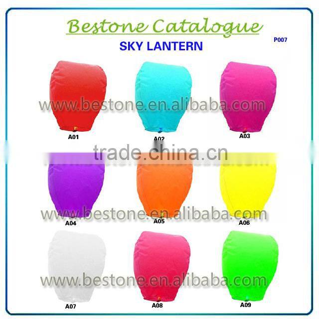 2015 ECO flame resistant chinese sky lanterns sky lantern no fire