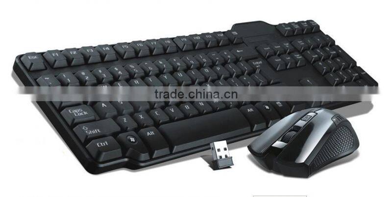 China manufacture supply cheap wireless combo keyboard and mouse