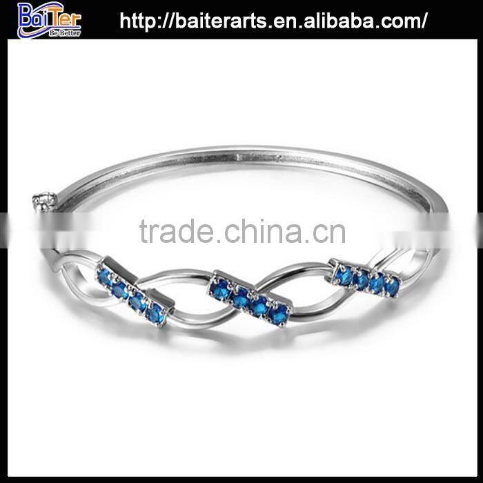 multi colors alloy copper women's gold covering bangles