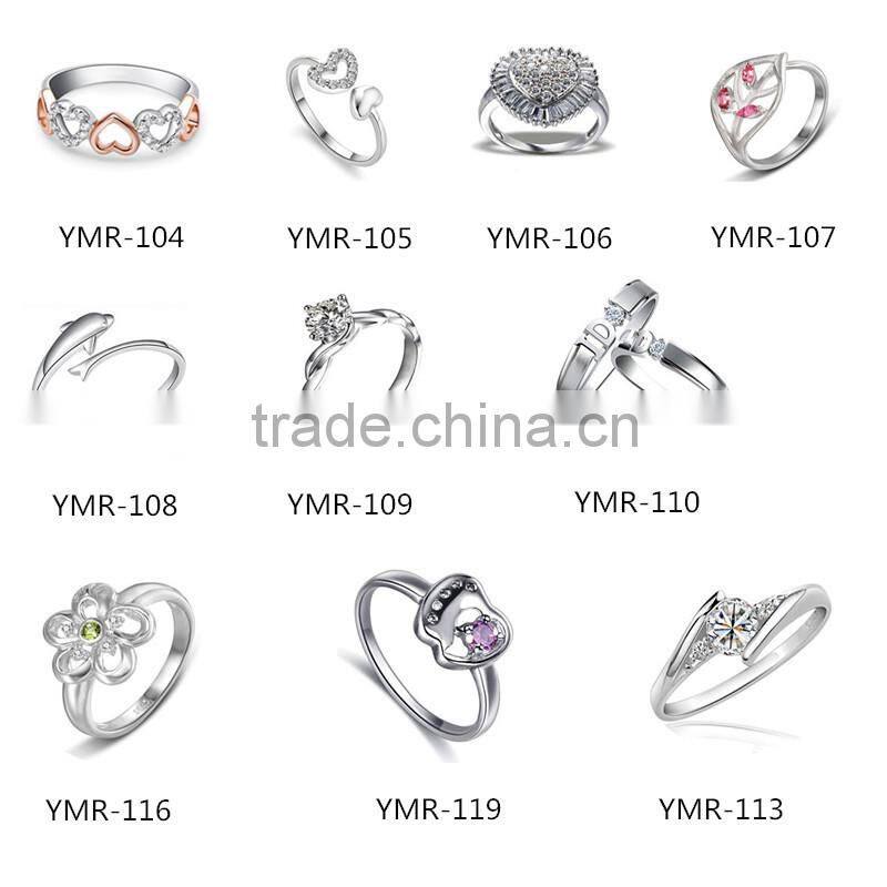 2014 fashion wedding love rings for couples