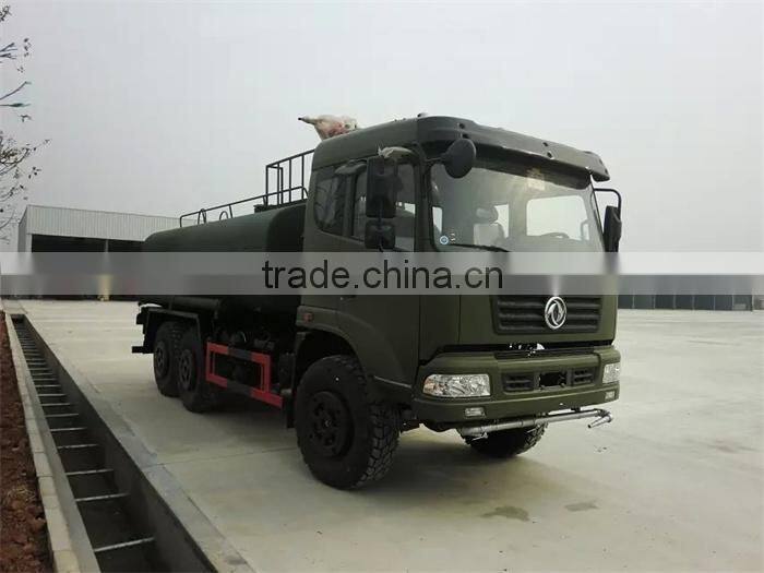 2015 best-selling China 6*6 water tank truck for sale