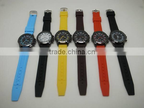 China silicone cheapest wrist watch for men