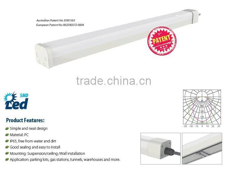 18W SMD LED Tube Light Fixture