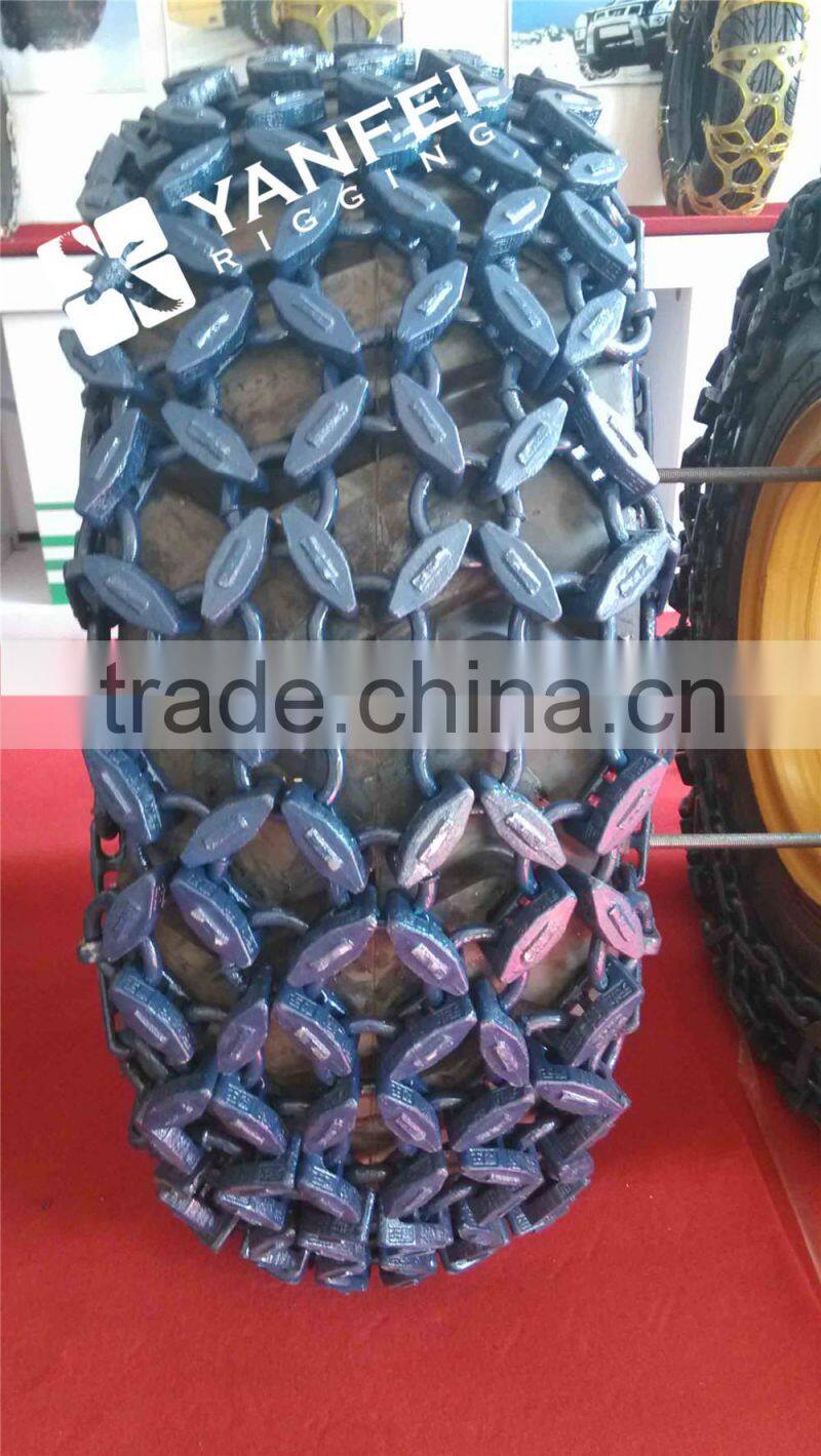 OTR wheel loader tyre protection chains