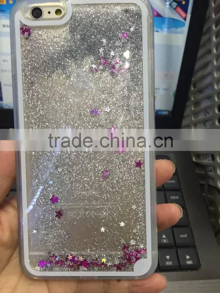 Factory Cheap Design Bling Bling TPU PC Combo Case For Iphone 6