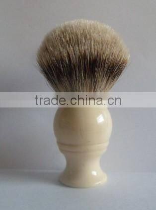 High Quality White Handle Pure Silvertip Badger Hair Shaving Brush
