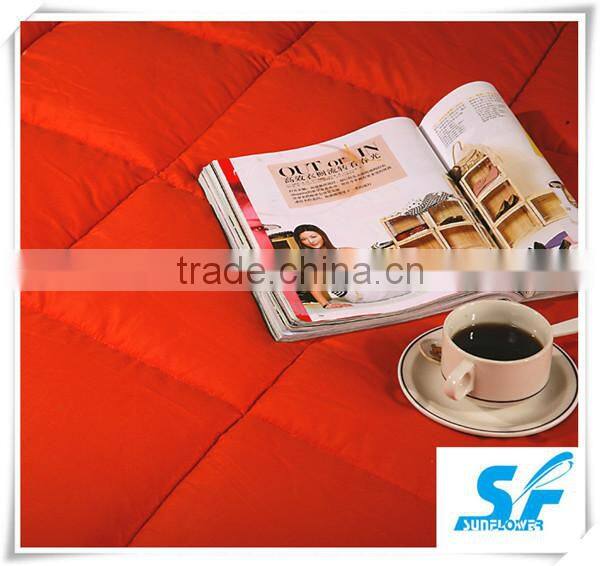 color patchwork goose down polyester duvet quilt shell