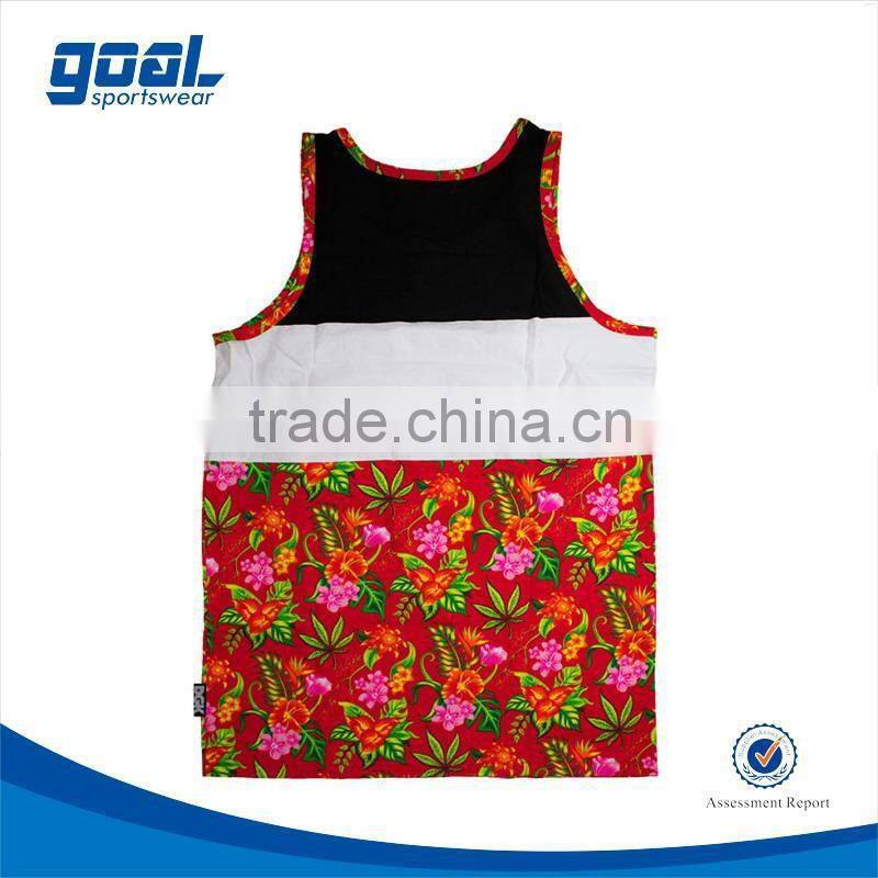 Custom design economic newest gym tank top