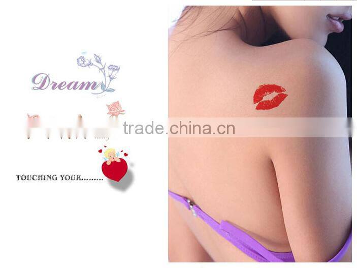 2015 fashion temporary finger free tattoo sticker