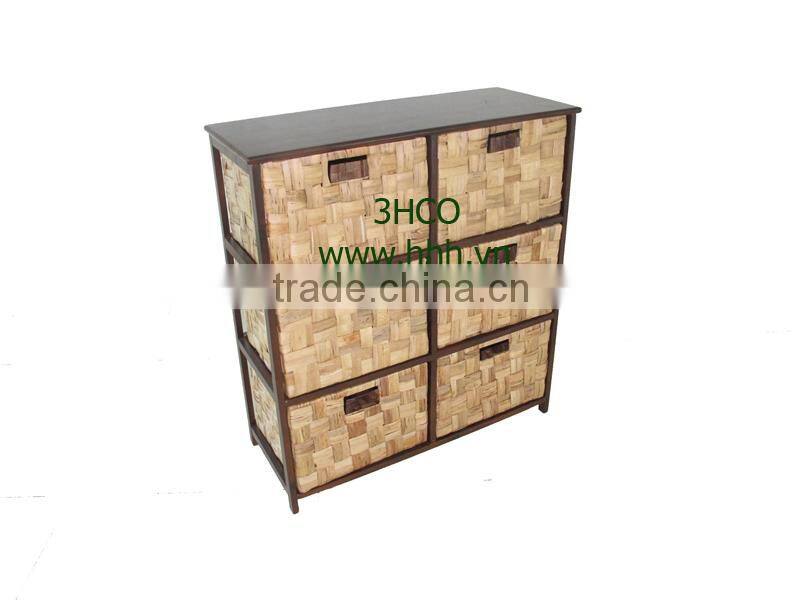 2015 New Product Water Hyacinth Basket for Home Decoration and Furniture