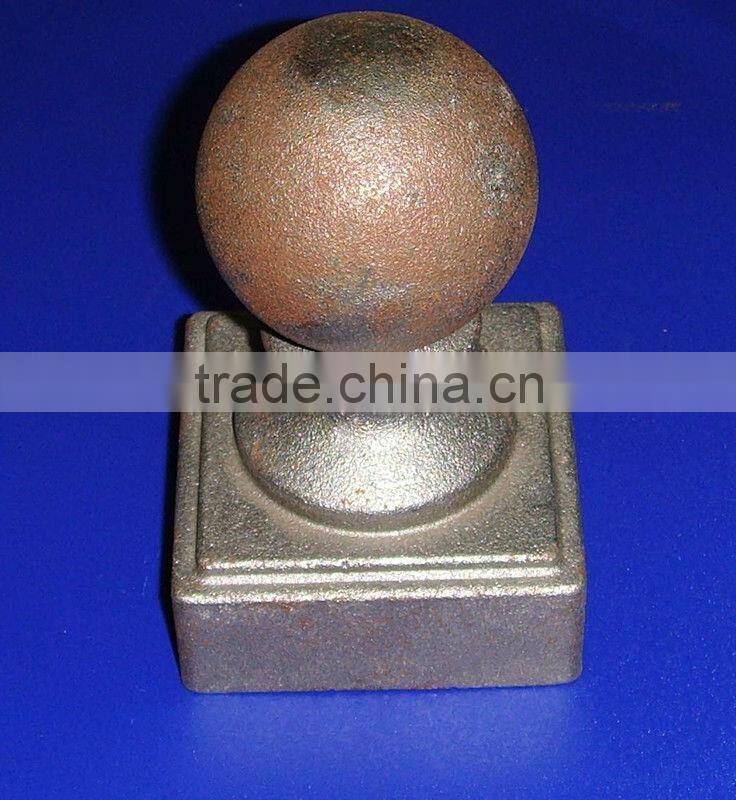 garden wall fence finial cast aluminum