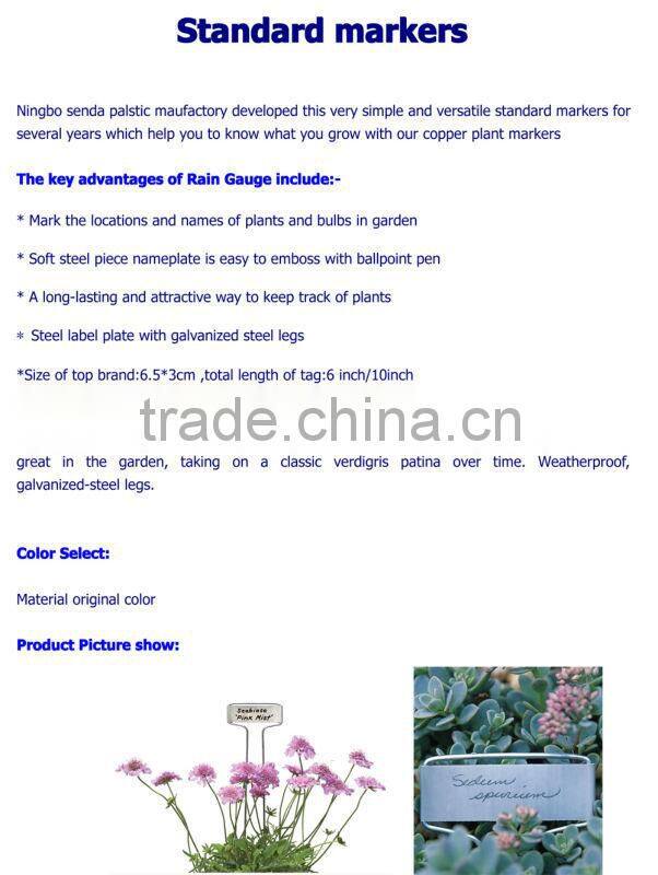 6 inch standard markers,sets of 10