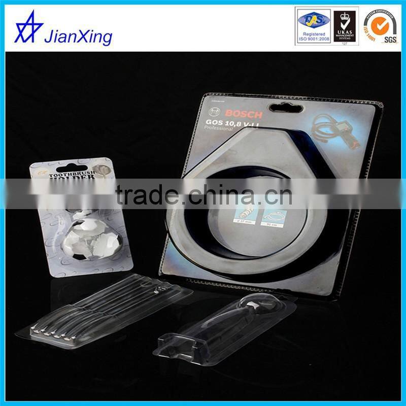 plastic vaccum forming blister packaging for daily commodity
