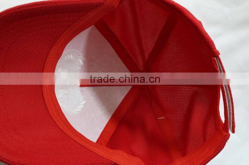 100% polyester mesh short brim embroidery sports baseball hat and cap from myrimony