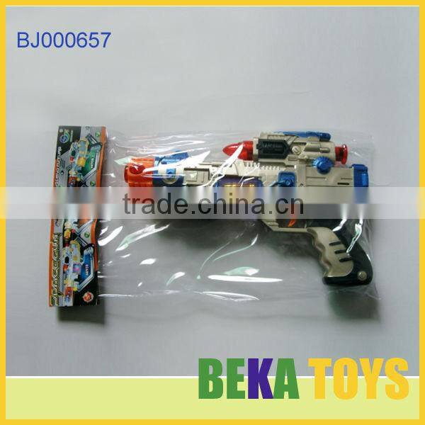 2014 newest toy gun electric gun toy paint English Russian sound gun novelty space gun
