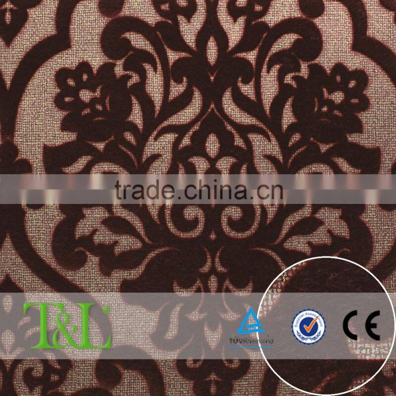 Interior decor flocks lattice wallpaper