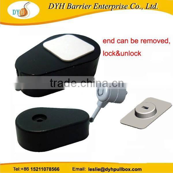 merchandise security tether,Retractors for cosmetic security on counter,Retracting Display Cable