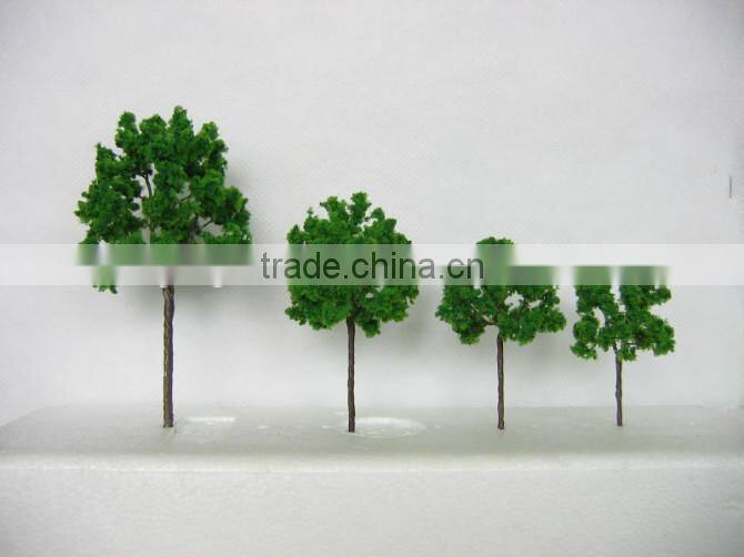 architectural wire model tree in train layout model T-70/27