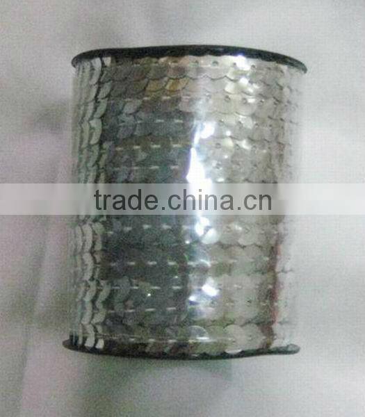 HOT SALE Silver Foil Tinsel Sparkle Elastic Rubber Band