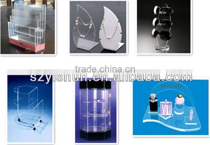 JLP factory outlet acrylic clutch bag display