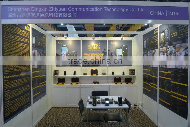 IP68 walkie talkie waterproof snopow M8 dual cpu 4 sim card mobile phone