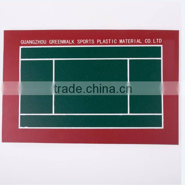 Professional acrylic paint for badminton court plastic tennis court flooring with low price