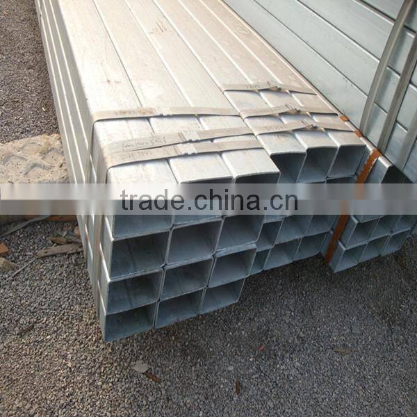 Galvanized thin wall steel square tubing