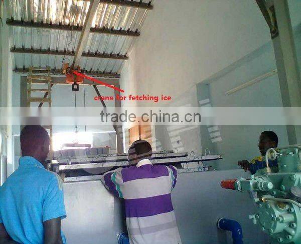 Large production electric block ice machine machine