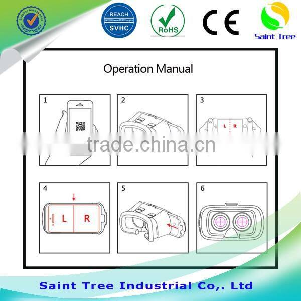 For 4.7~6 inch Smartphones 2nd 3D Glasses Virtual Reality