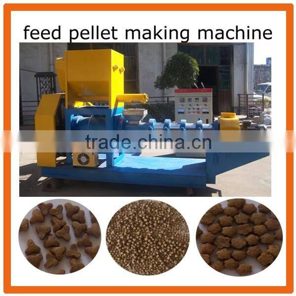 Floating fish feed pellet machine price/fish food extruder/fish food feet pellet extruding machine