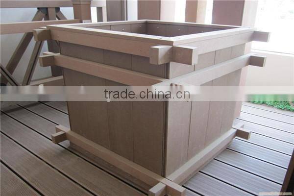 FRSTECH composite wood elephant flower pot WPC flower pot