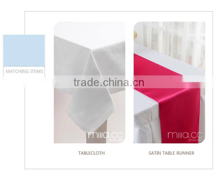 Wedding banquet chair cover cross back