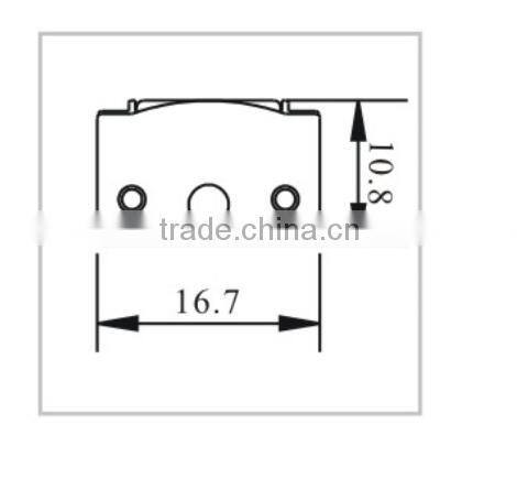 2016 newest 8mm 10mm led aluminum extrusion profile for Led Light Bar