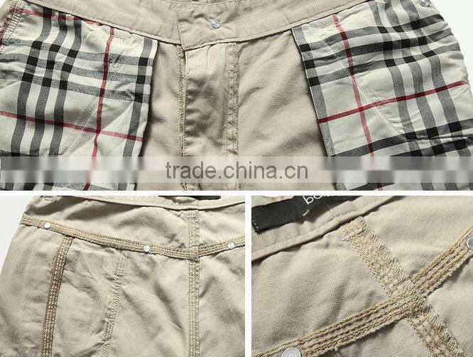 Stylish summer Khaki casual short pants