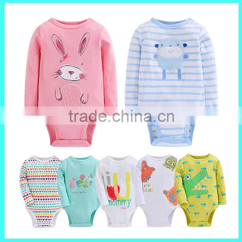 Wholesale fashion style infant's Long sleeve autumn new arrival baby romper